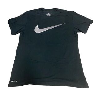 Nike Dri-Fit Men's Training T-Shirt Color White Black Size Medium EUC